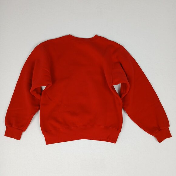 Coors Light Spellout Graphic Red Crewneck Pullover Sweatshirt Small - Picture 2 of 4